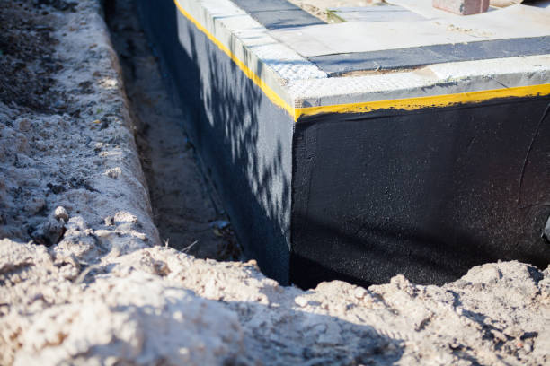 Professional Foundation Crack Repair technician working in Harrodsburg, IN